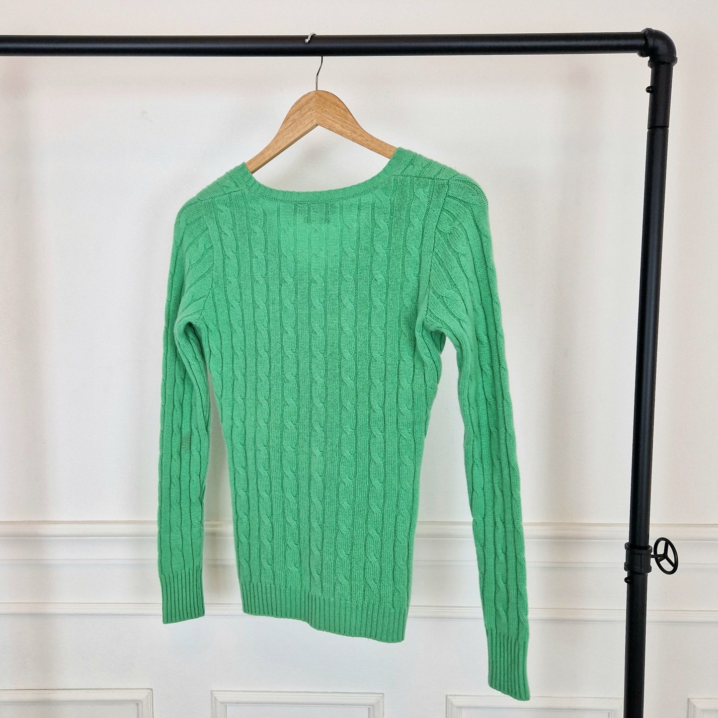 Maglione verde 100% cashmere