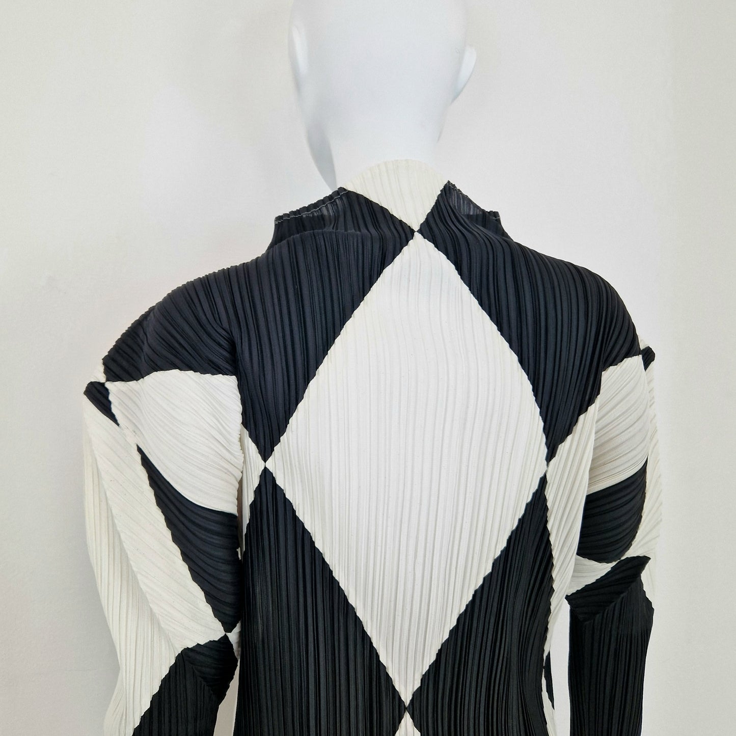 Top Issey Miyake pleats please scacchi