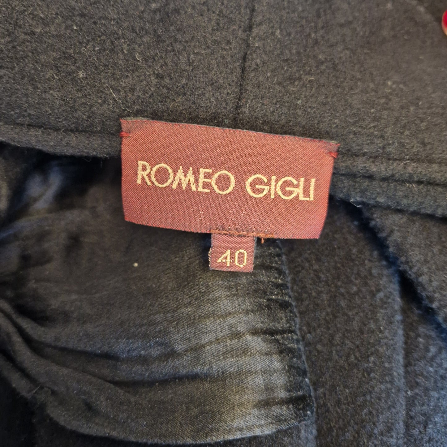 Cappotto Romeo Gigli nero