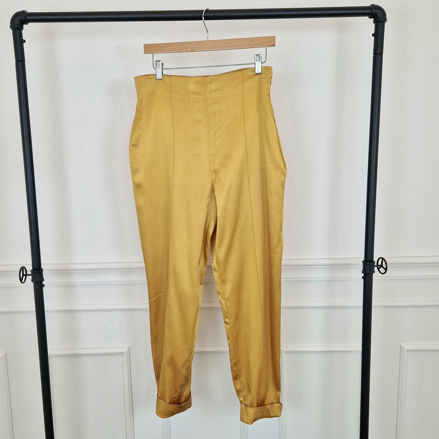 Pantaloni Romeo Gigli gialli 1996