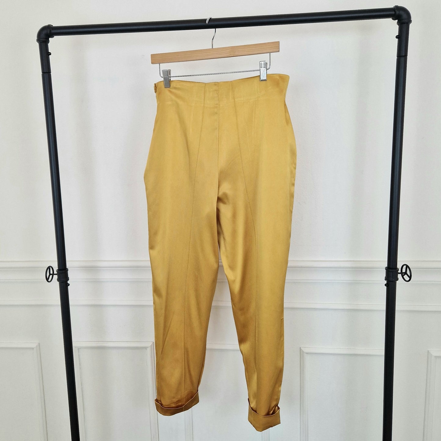 Pantaloni Romeo Gigli gialli 1996