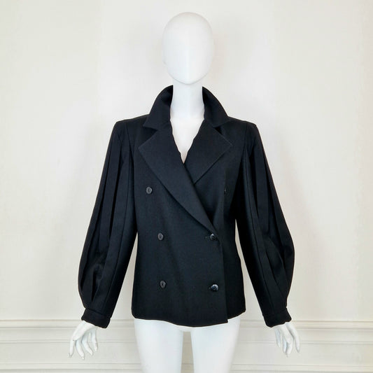 Giacca vintage Pierre Cardin maniche a pieghe