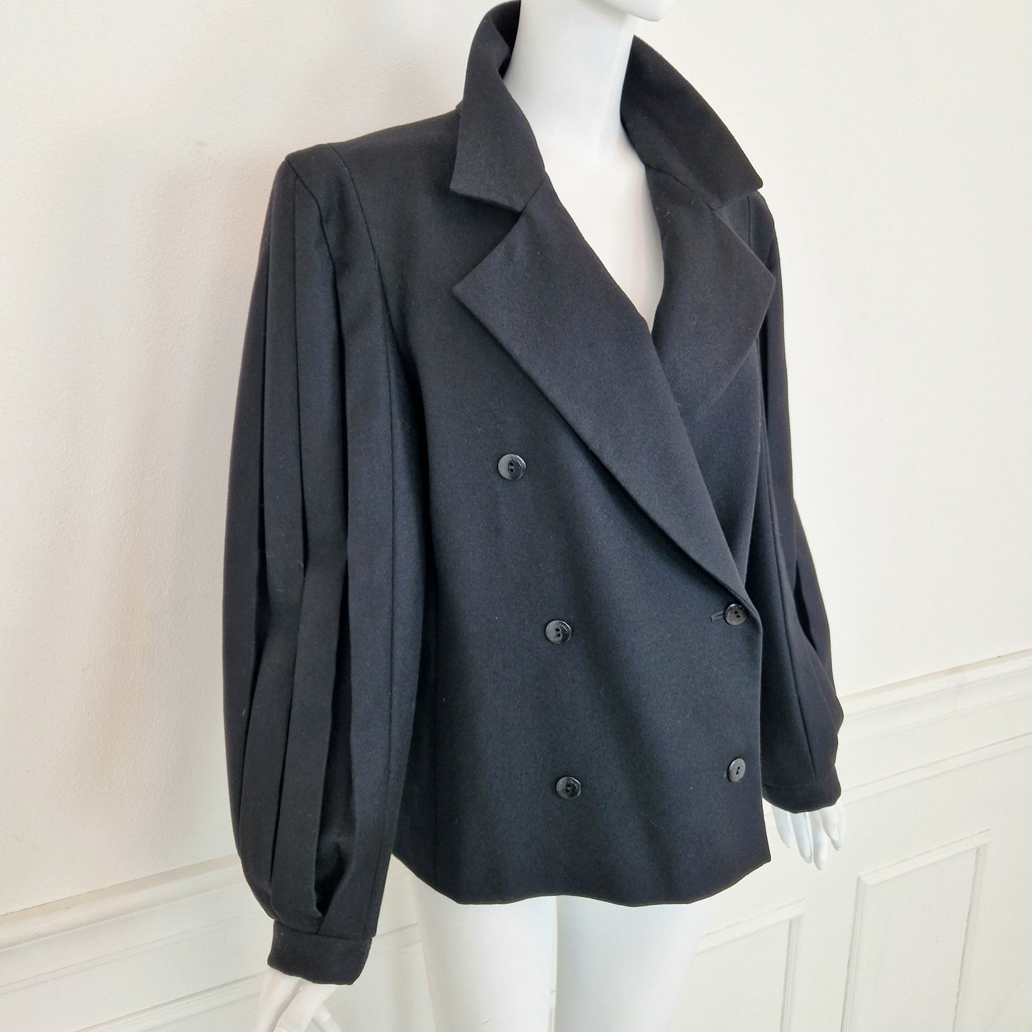 Giacca vintage Pierre Cardin maniche a pieghe