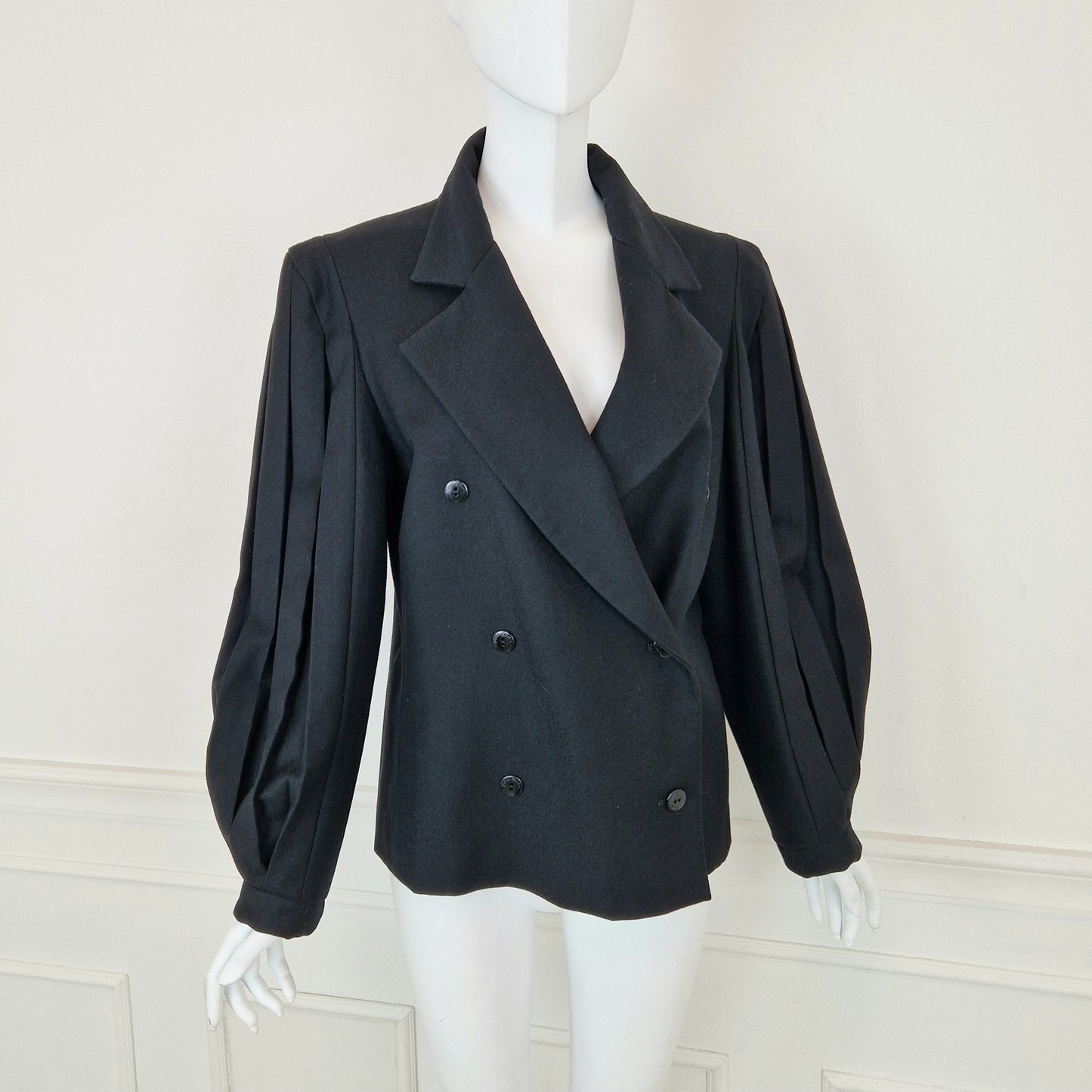 Giacca vintage Pierre Cardin maniche a pieghe