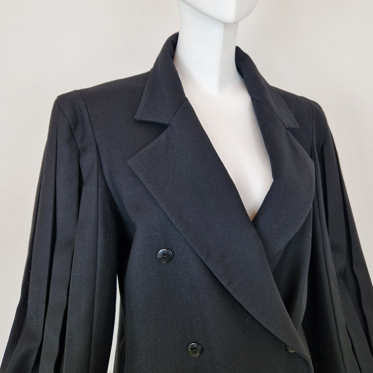 Giacca vintage Pierre Cardin maniche a pieghe