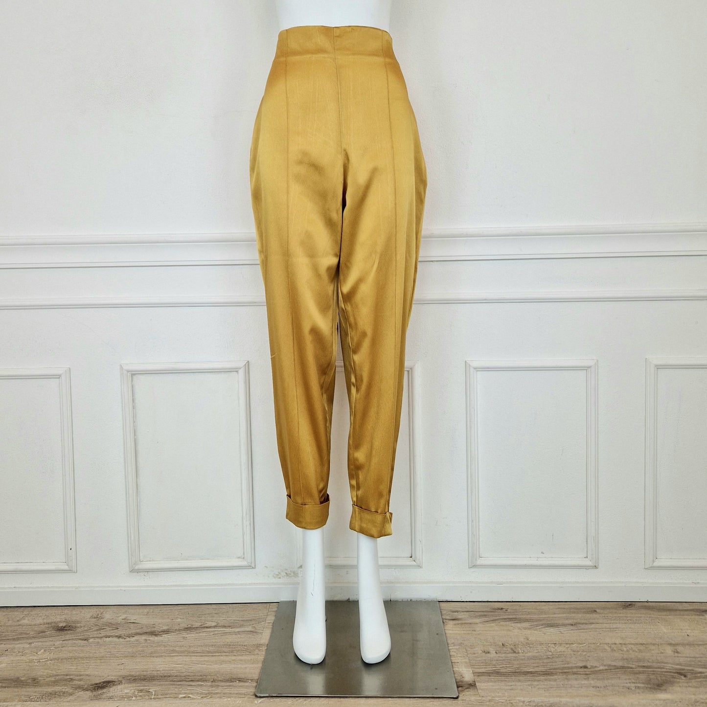 Pantaloni Romeo Gigli gialli 1996