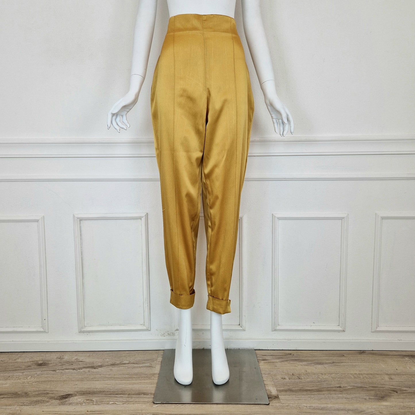 Pantaloni Romeo Gigli gialli 1996