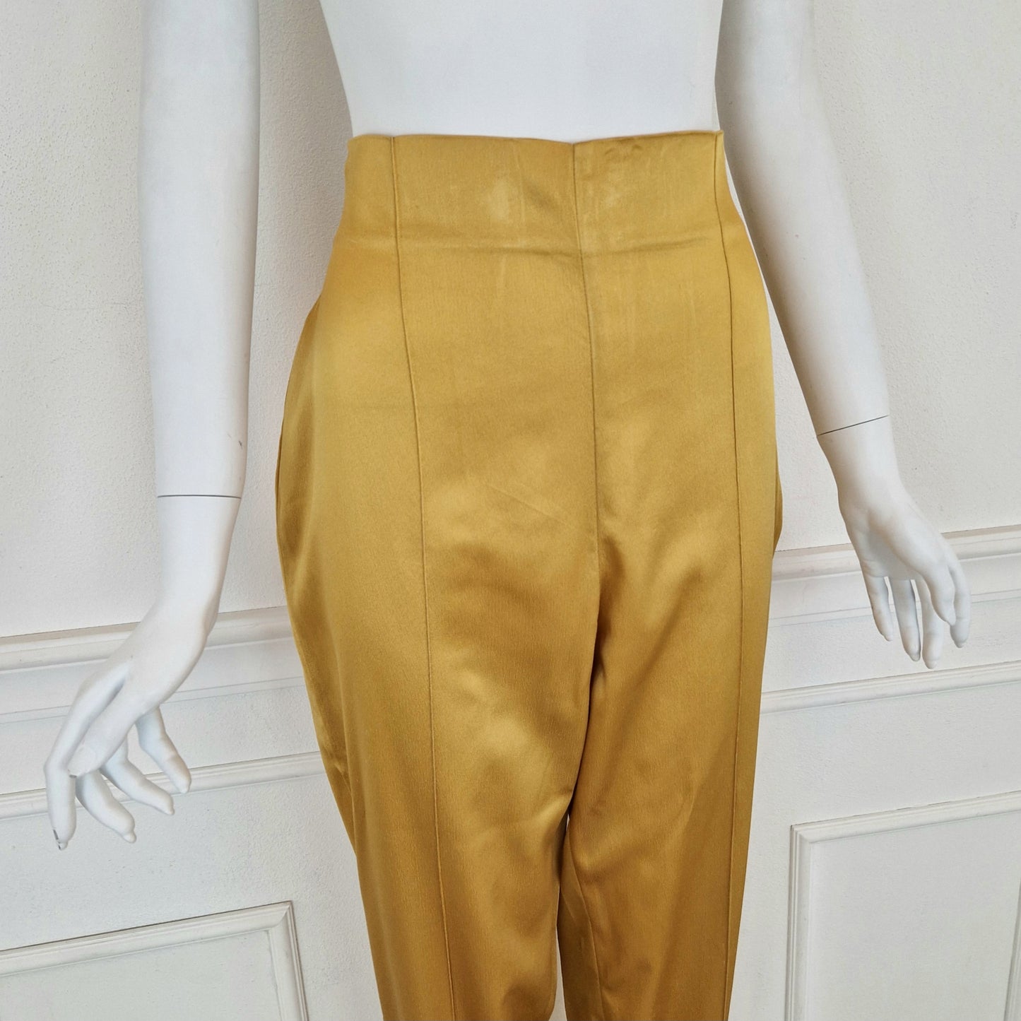 Pantaloni Romeo Gigli gialli 1996