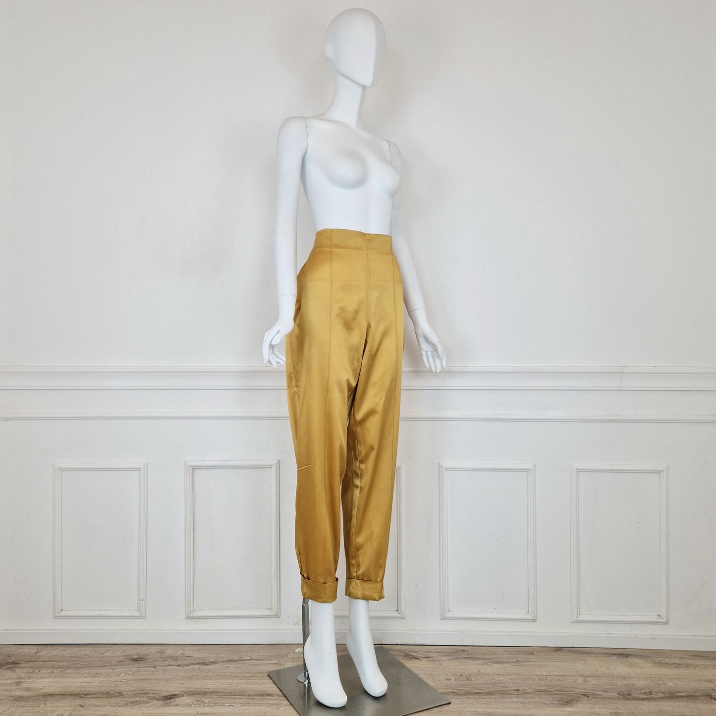 Pantaloni Romeo Gigli gialli 1996