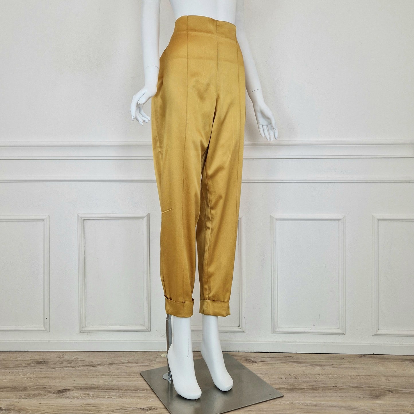 Pantaloni Romeo Gigli gialli 1996