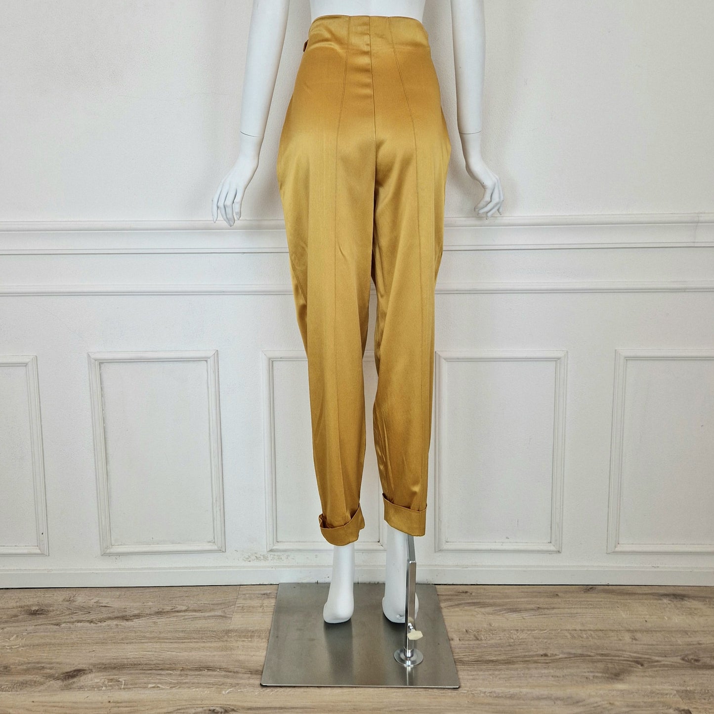 Pantaloni Romeo Gigli gialli 1996