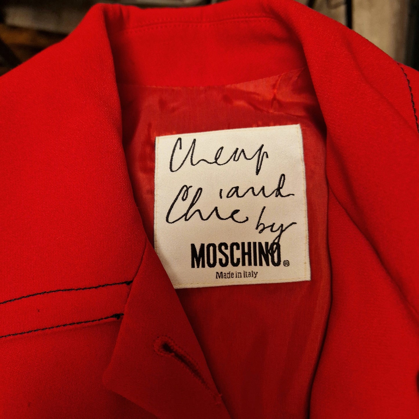 Moschino | Giacca vintage "Ciao!"