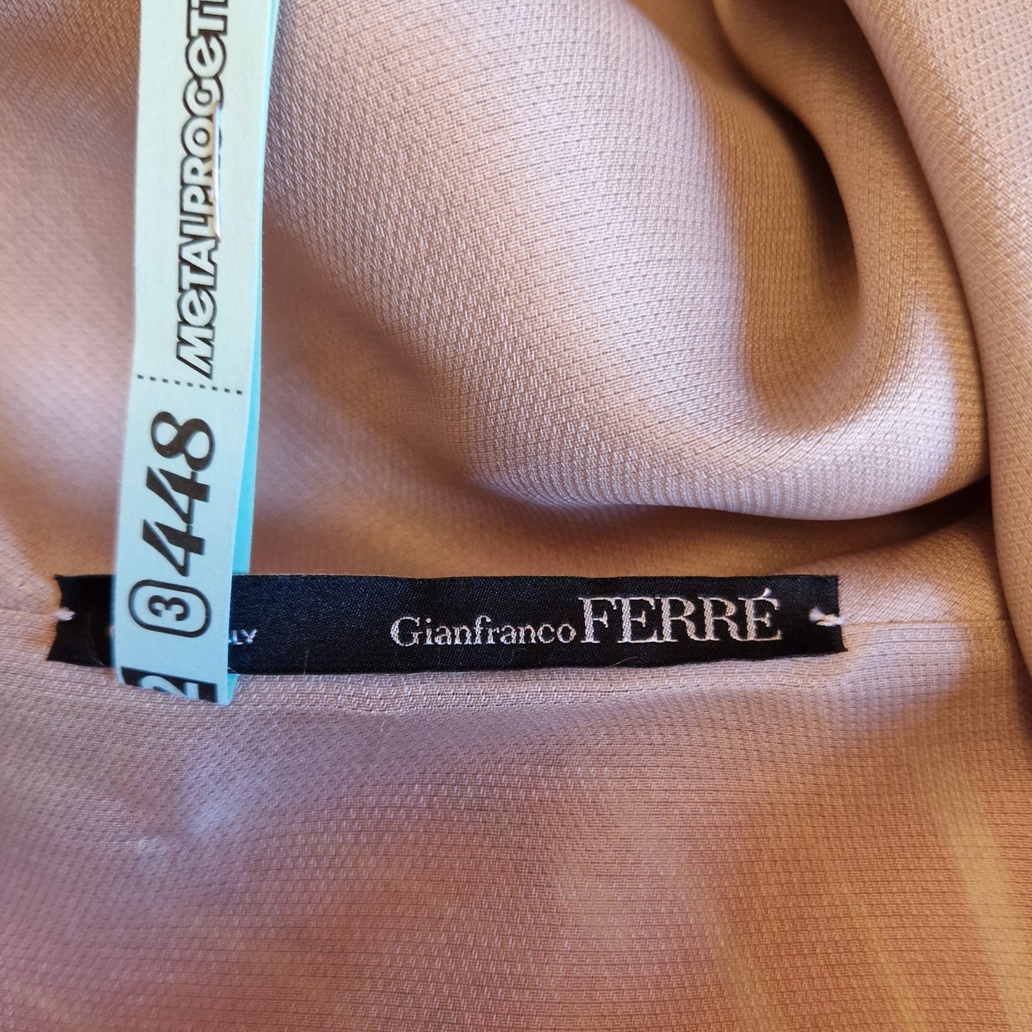 Camicia Gianfranco Ferré seta champagne