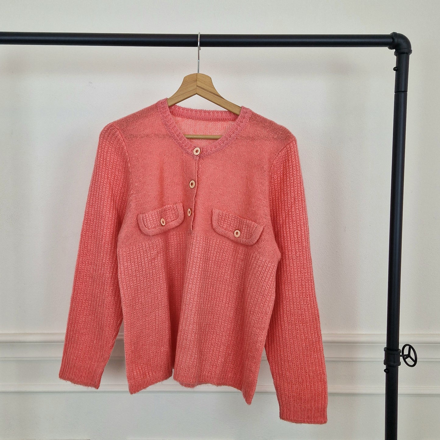 Maglione vintage rosa