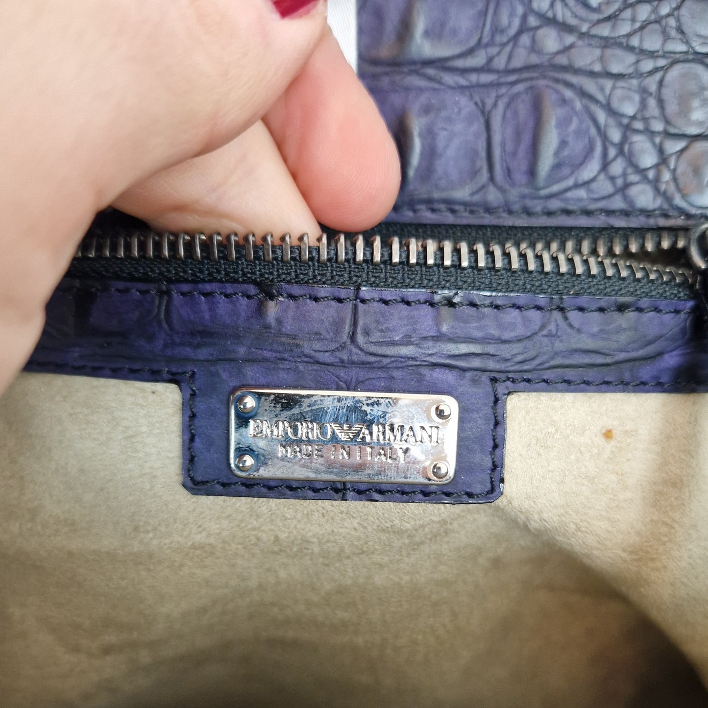 Borsa Emporio Armani viola