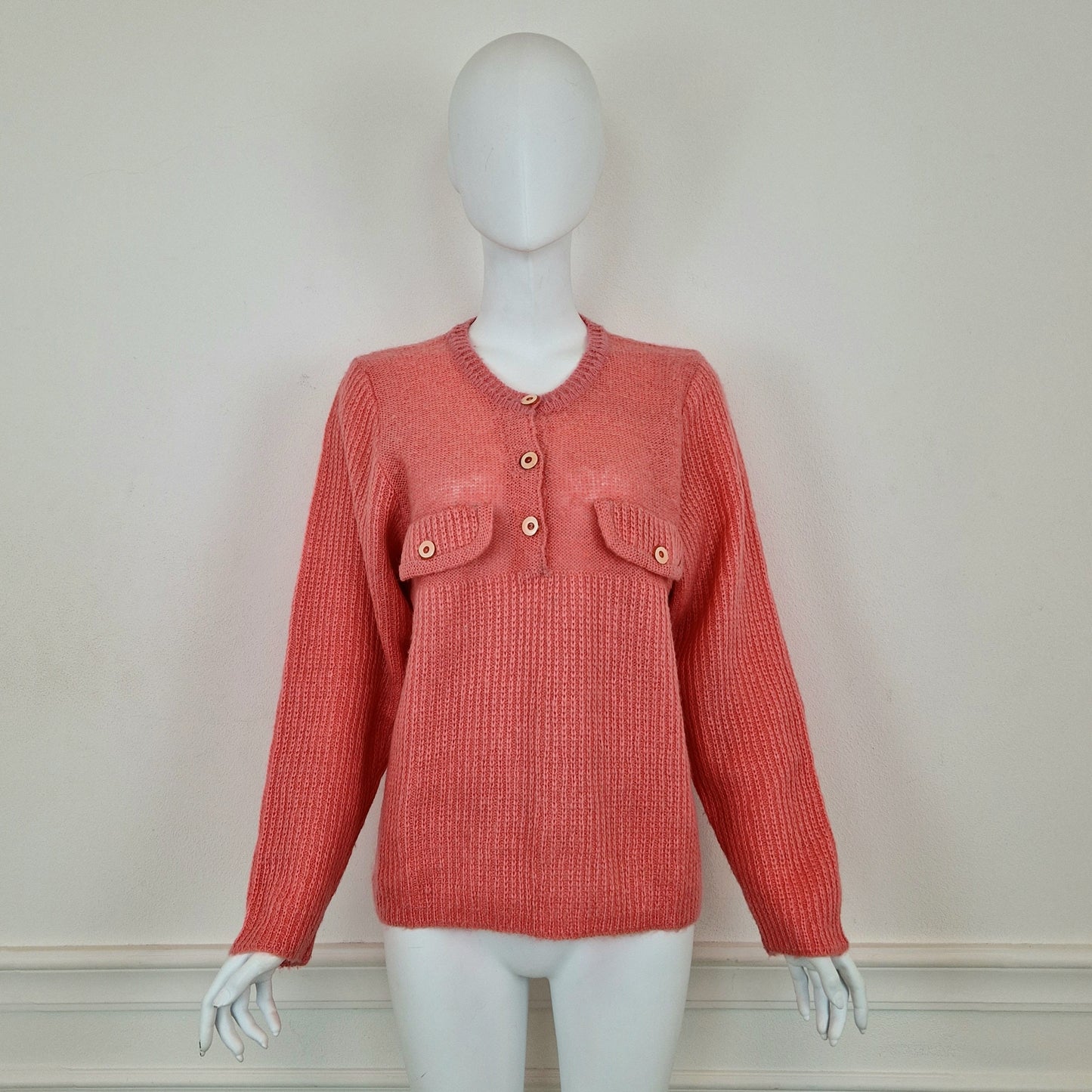 Maglione vintage rosa