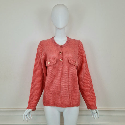 Maglione vintage rosa