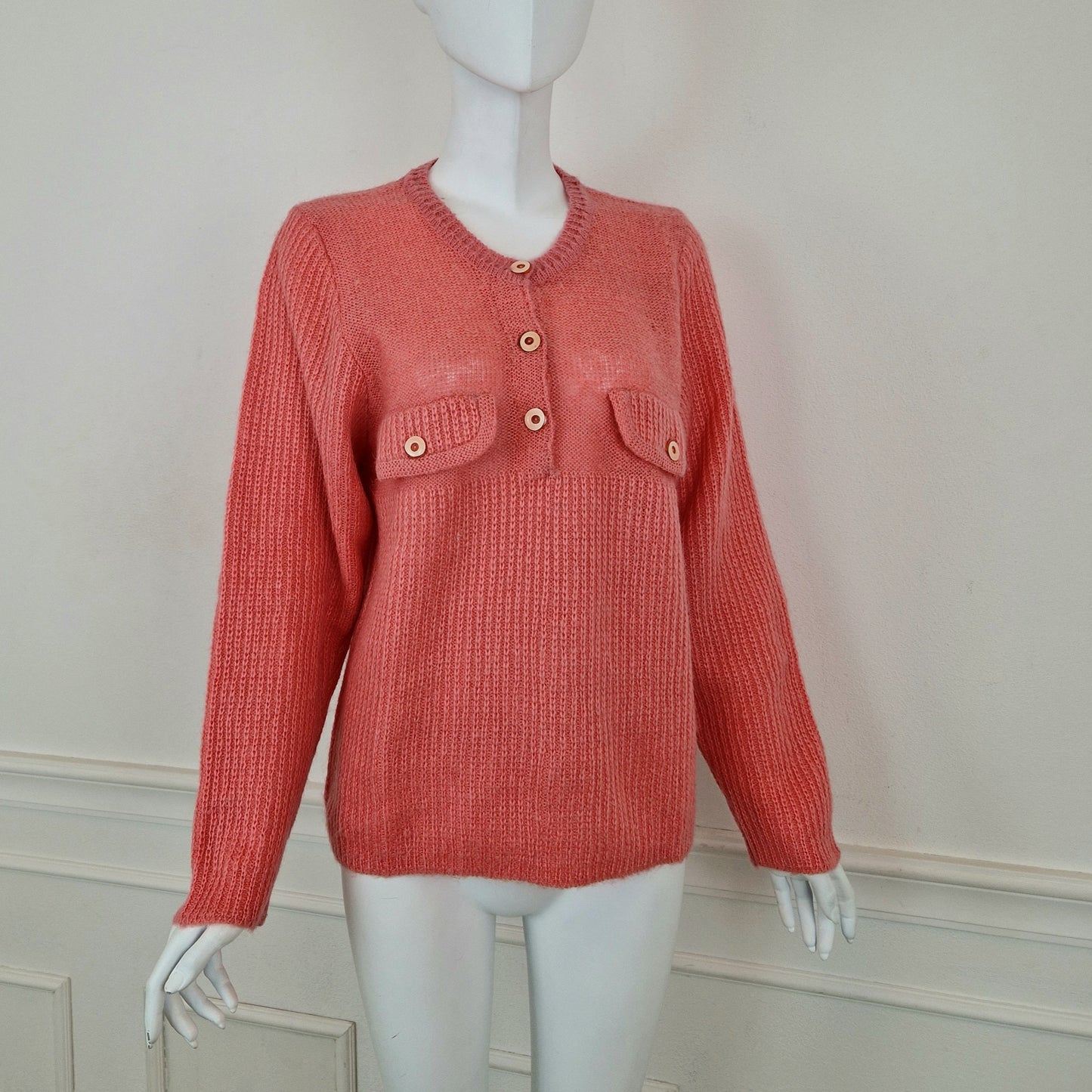 Maglione vintage rosa