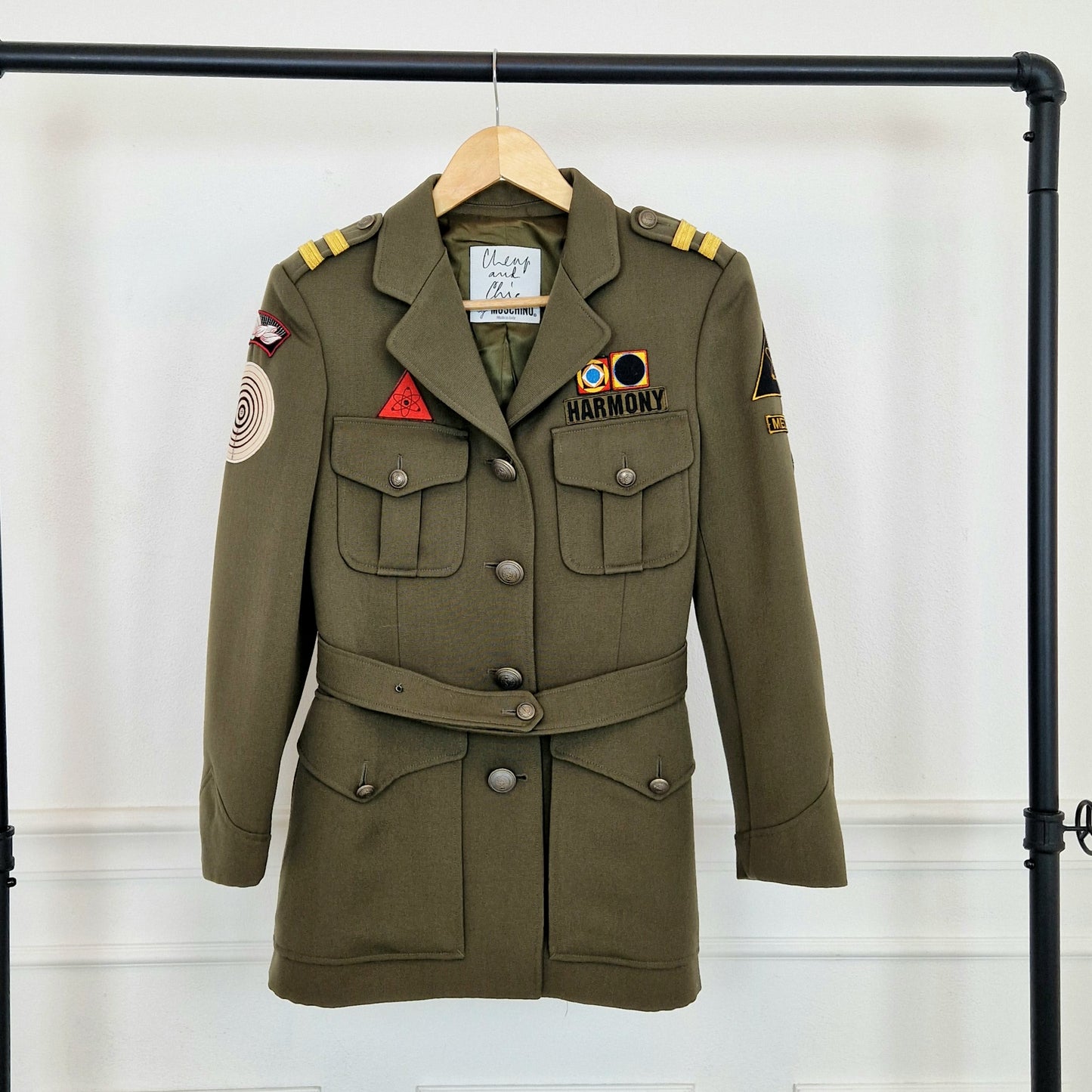 Giacca Moschino militare