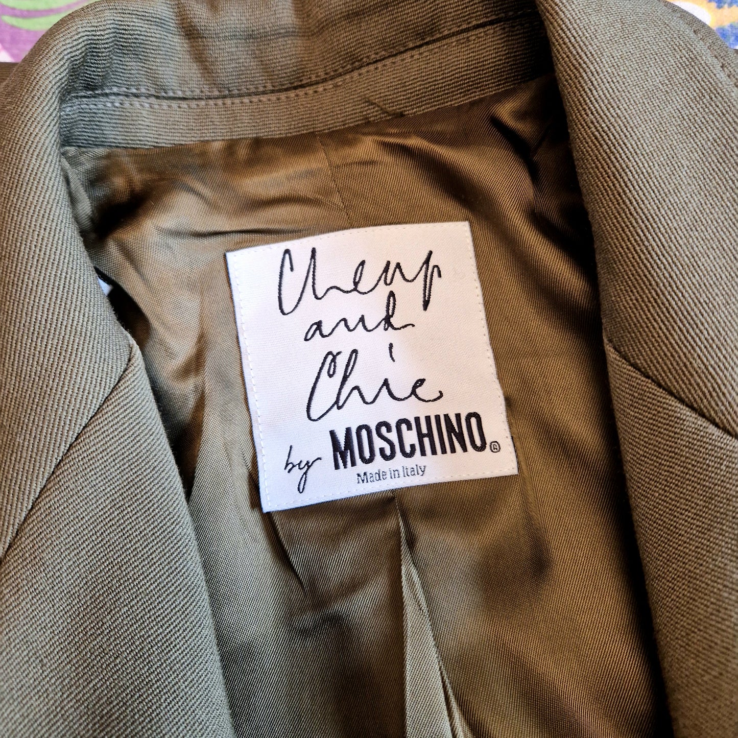 Giacca Moschino militare