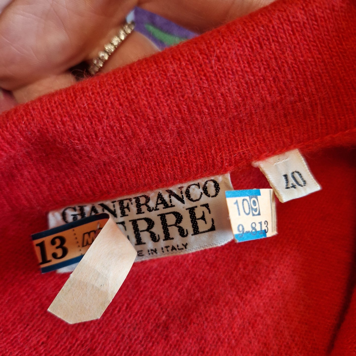 Maglione Gianfranco Ferré angora e seta