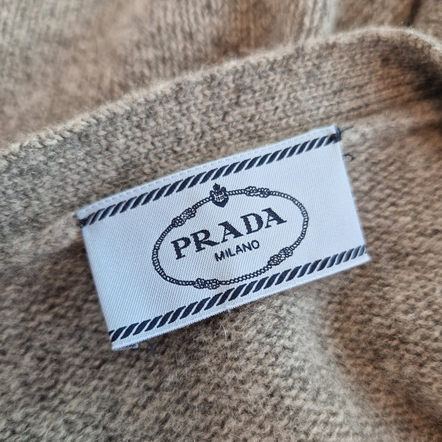 Cardigan Prada cashmere grigio