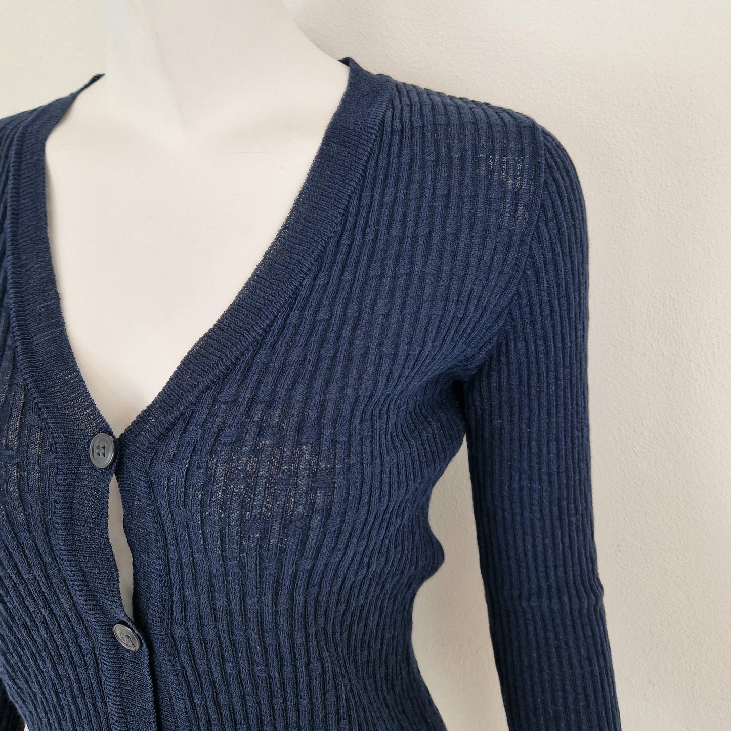 Cardigan Miu Miu vintage blu