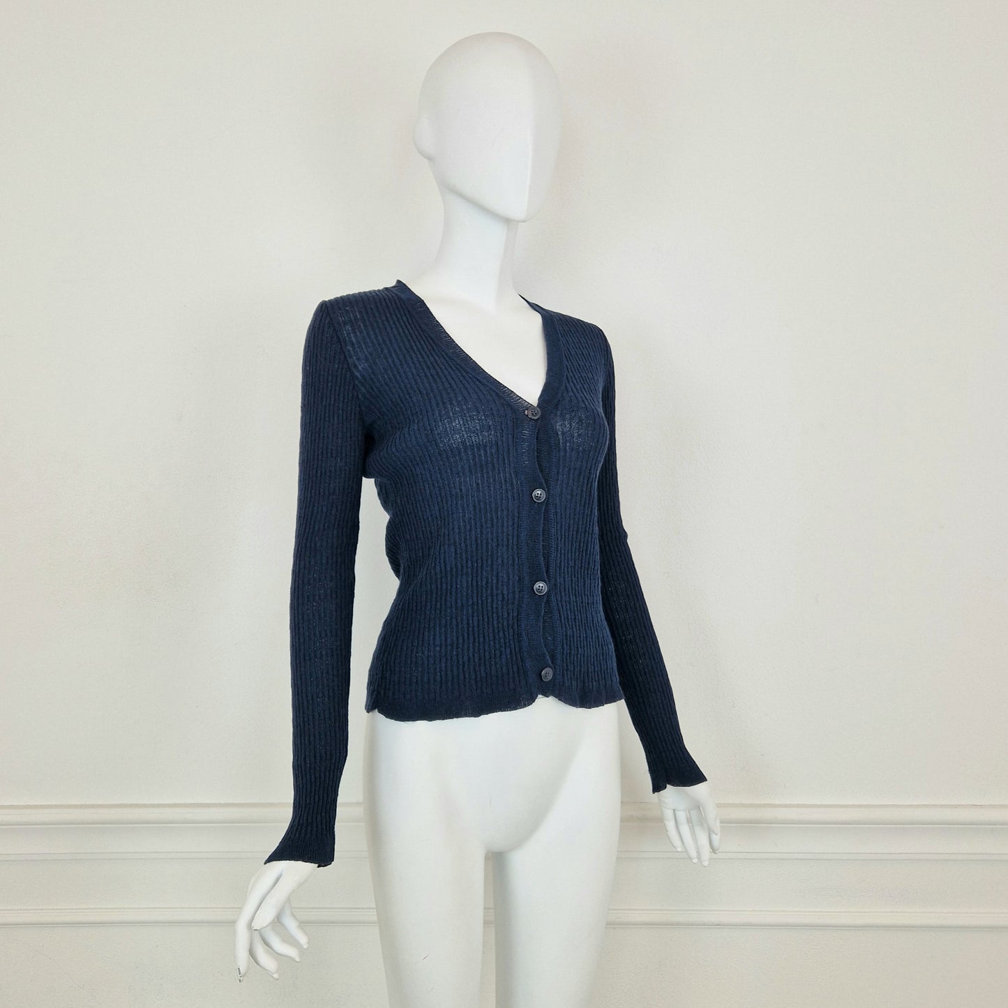 Cardigan Miu Miu vintage blu