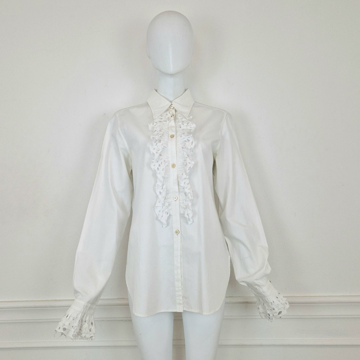 Camicia Romeo Gigli cotone bianco