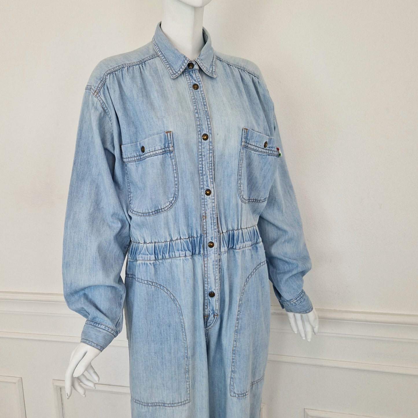 Tuta Moschino vintage denim