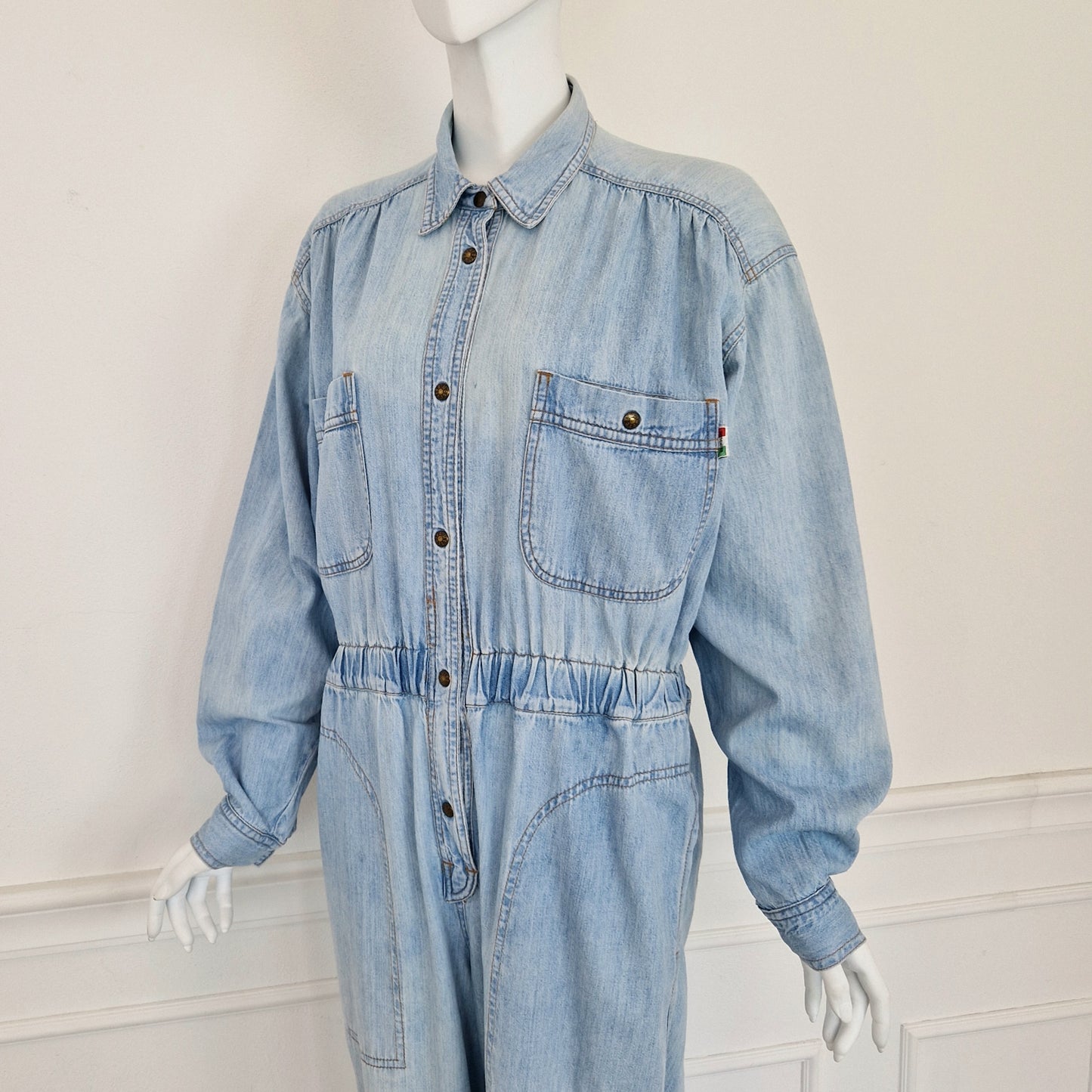 Tuta Moschino vintage denim