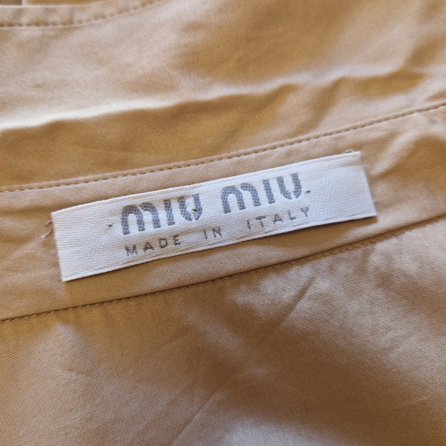 Abito Miu Miu vintage cotone beige