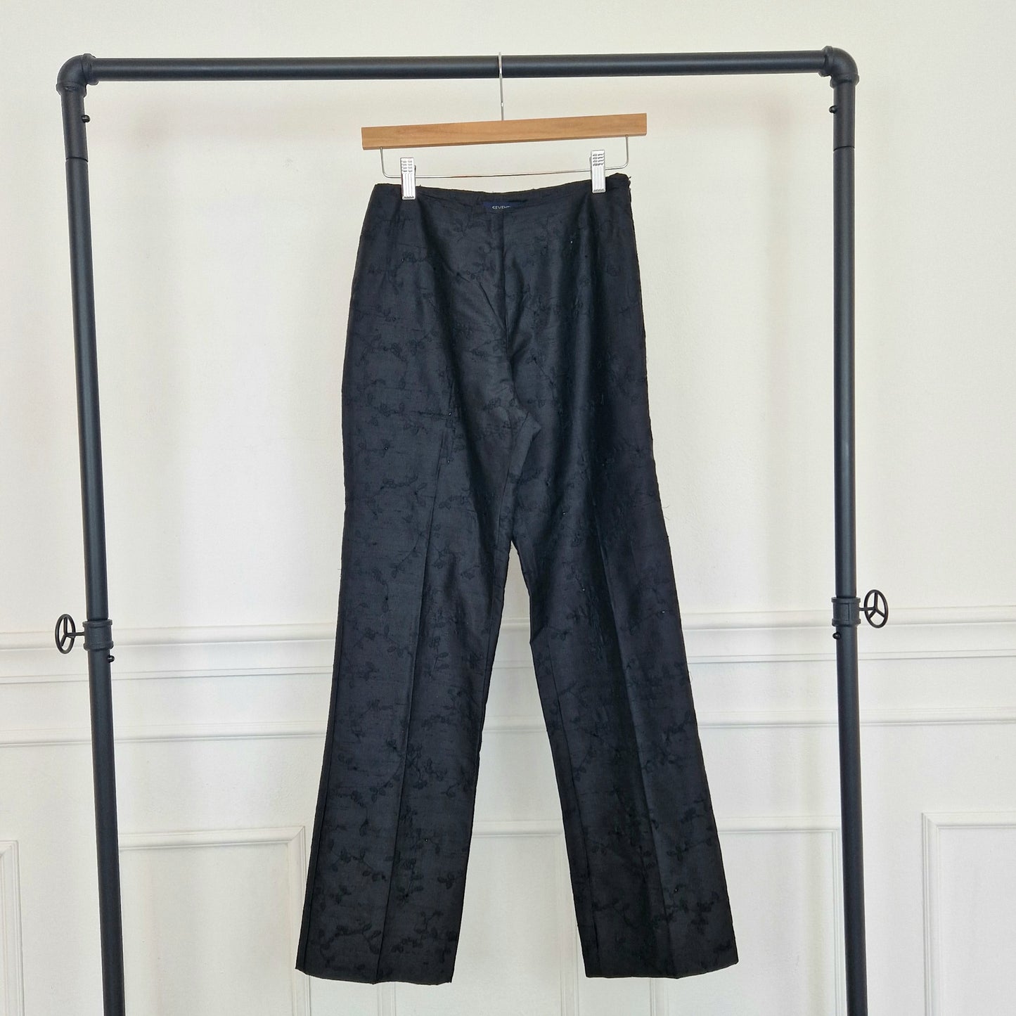 Seventy | Pantaloni in seta con ricami