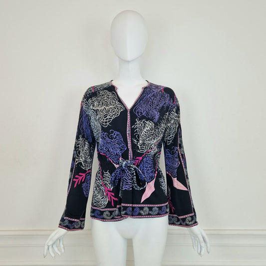 Emilio Pucci | Blusa vintage jersey di seta