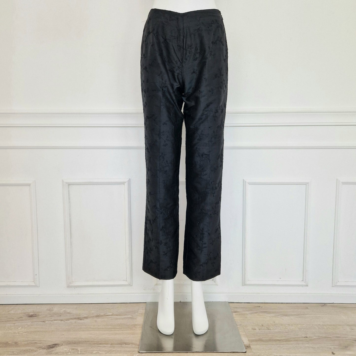 Seventy | Pantaloni in seta con ricami