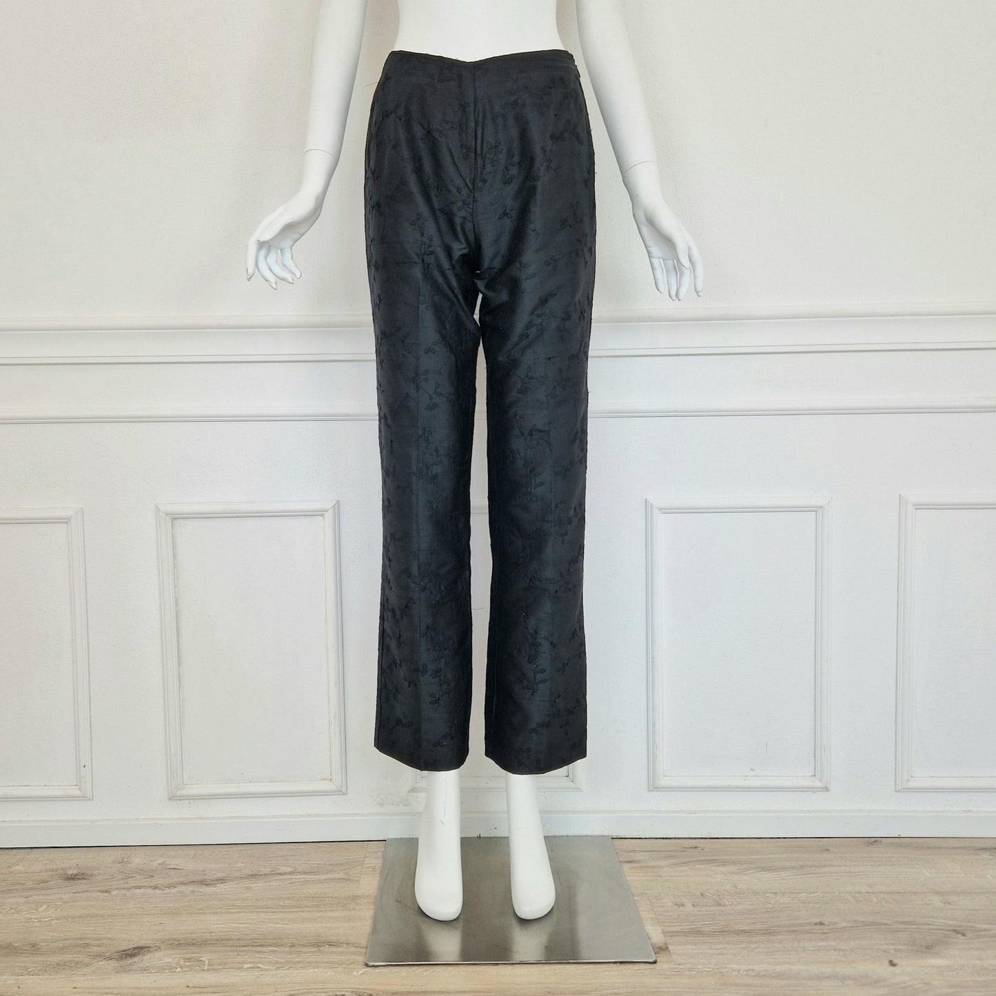 Seventy | Pantaloni in seta con ricami