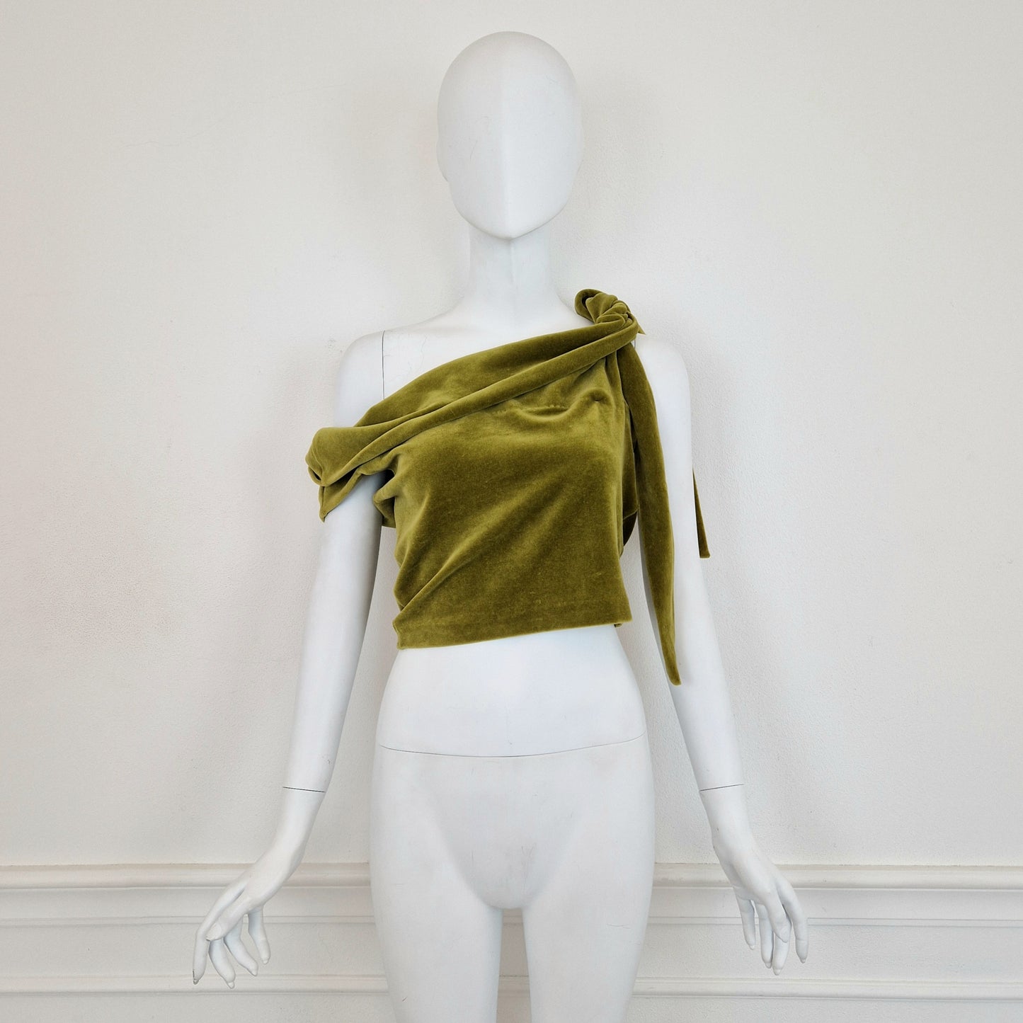 Romeo Gigli | Top in velluto verde SS 1990