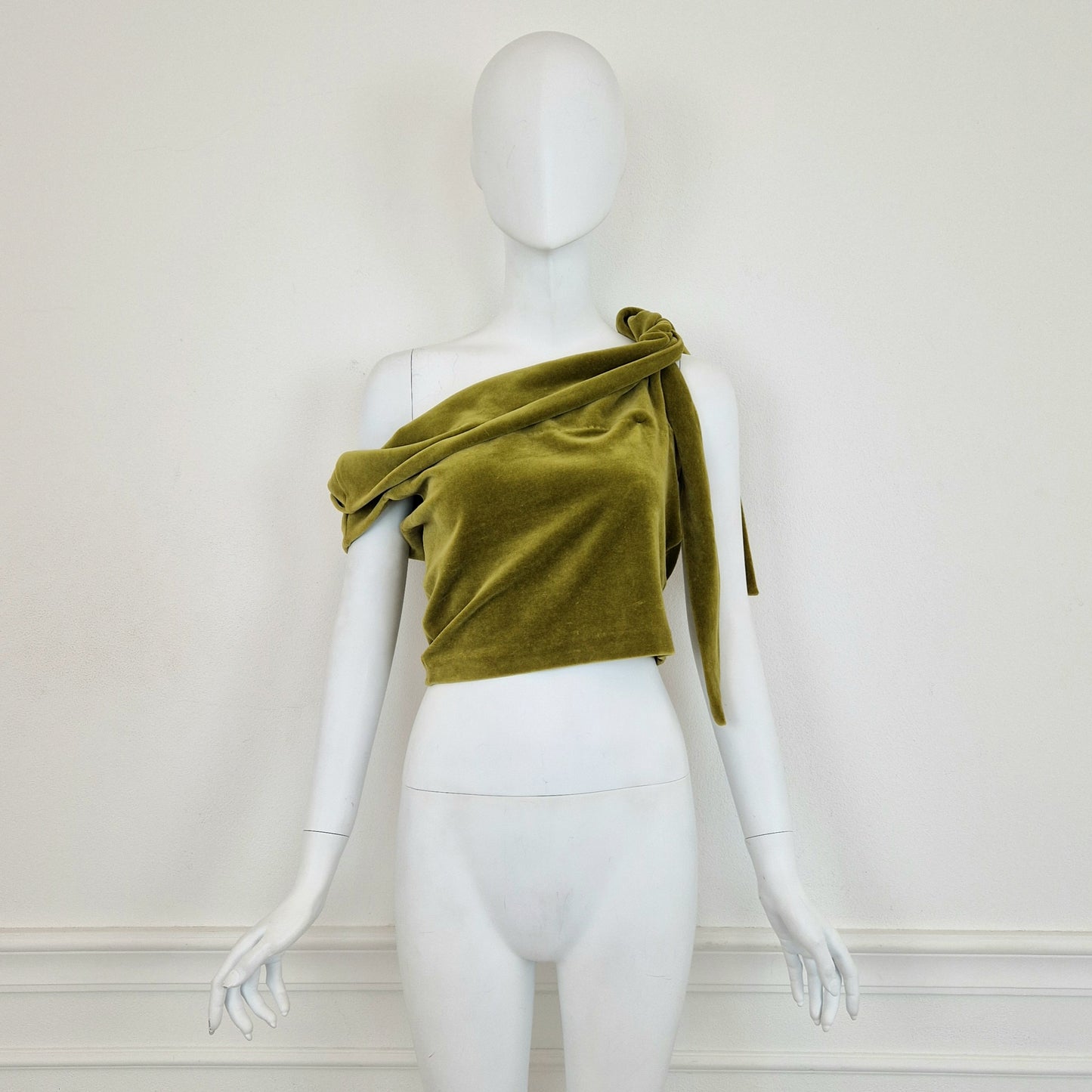 Romeo Gigli | Top in velluto verde SS 1990