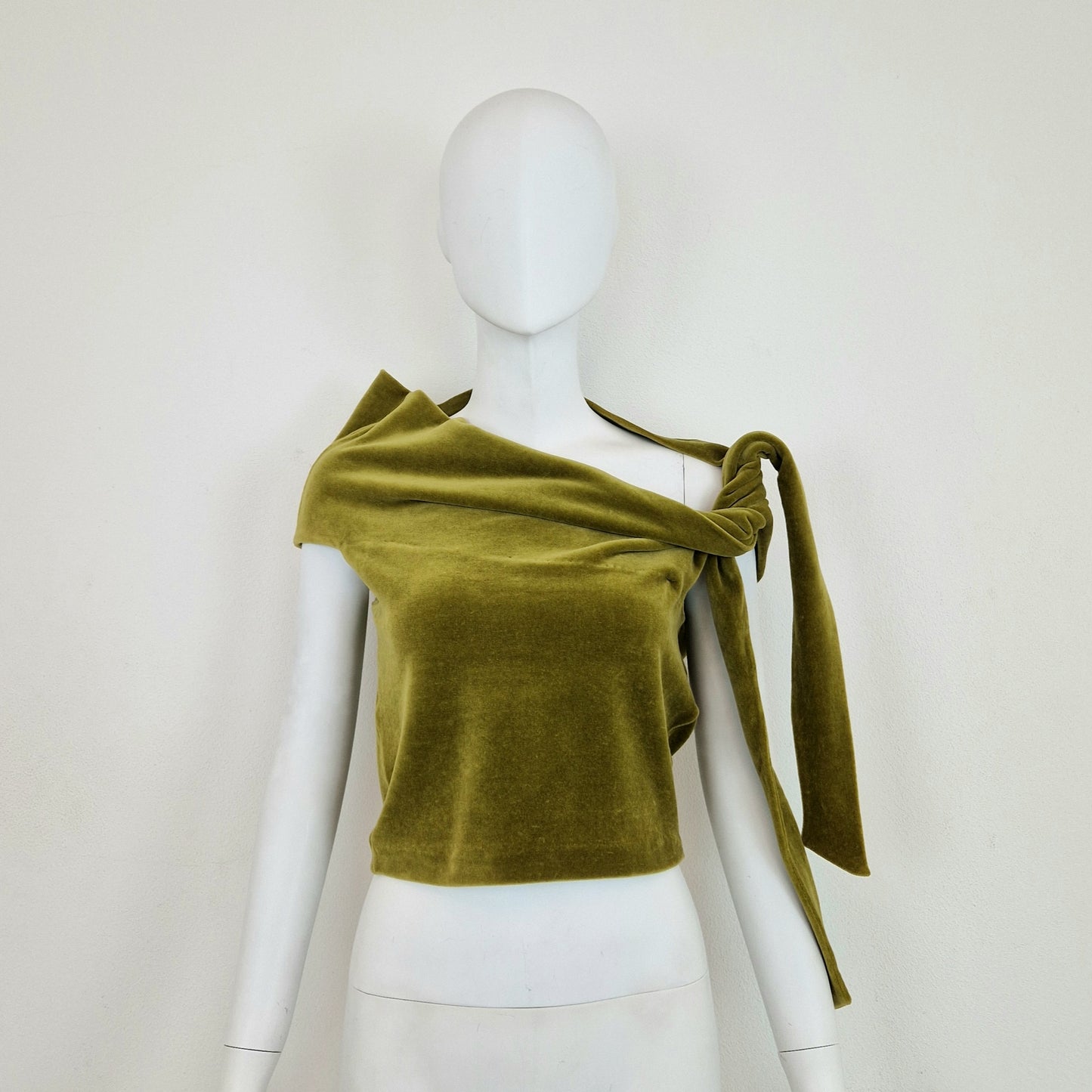 Romeo Gigli | Top in velluto verde SS 1990