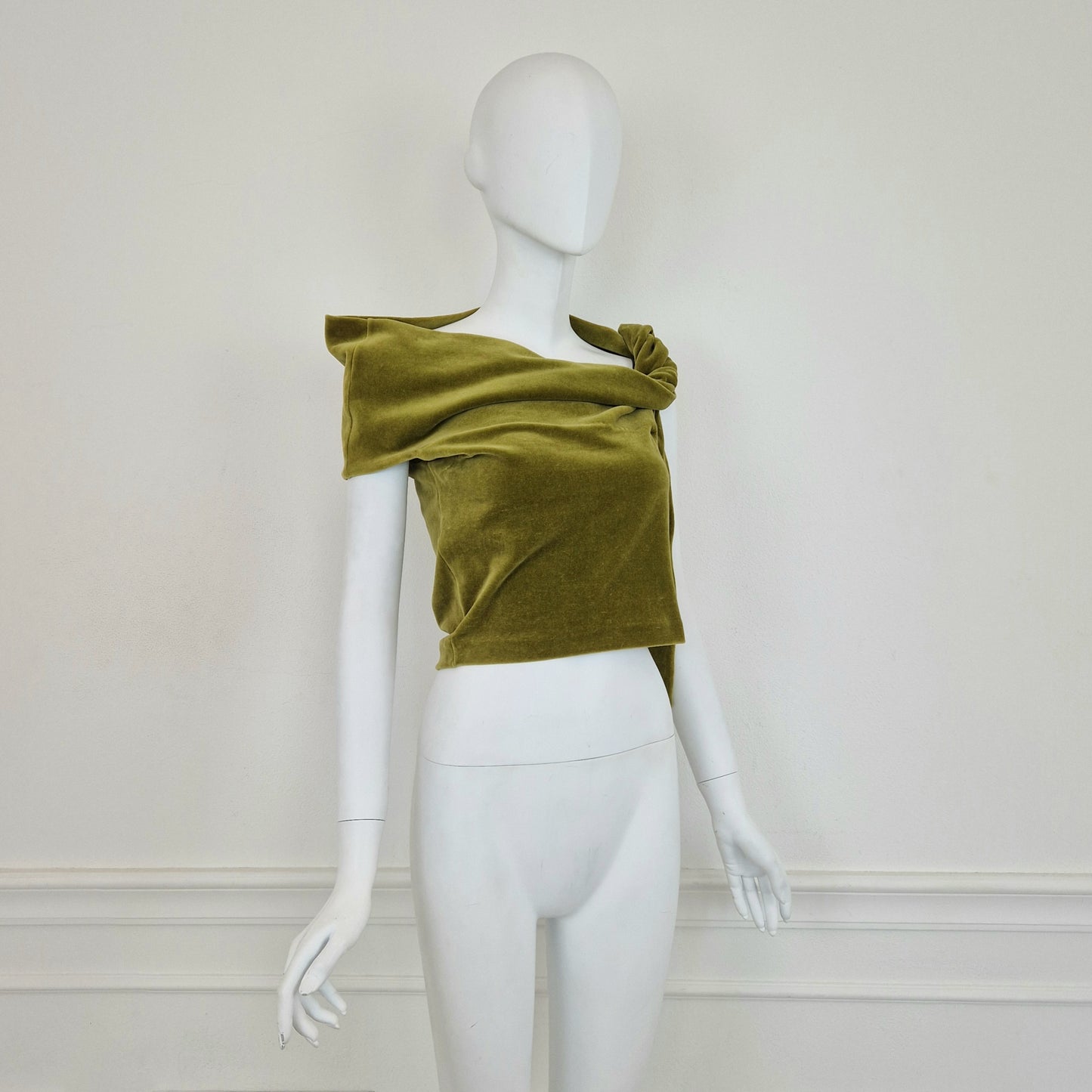 Romeo Gigli | Top in velluto verde SS 1990