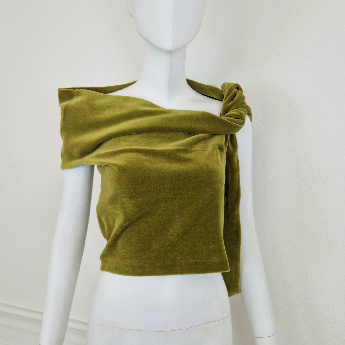 Romeo Gigli | Top in velluto verde SS 1990