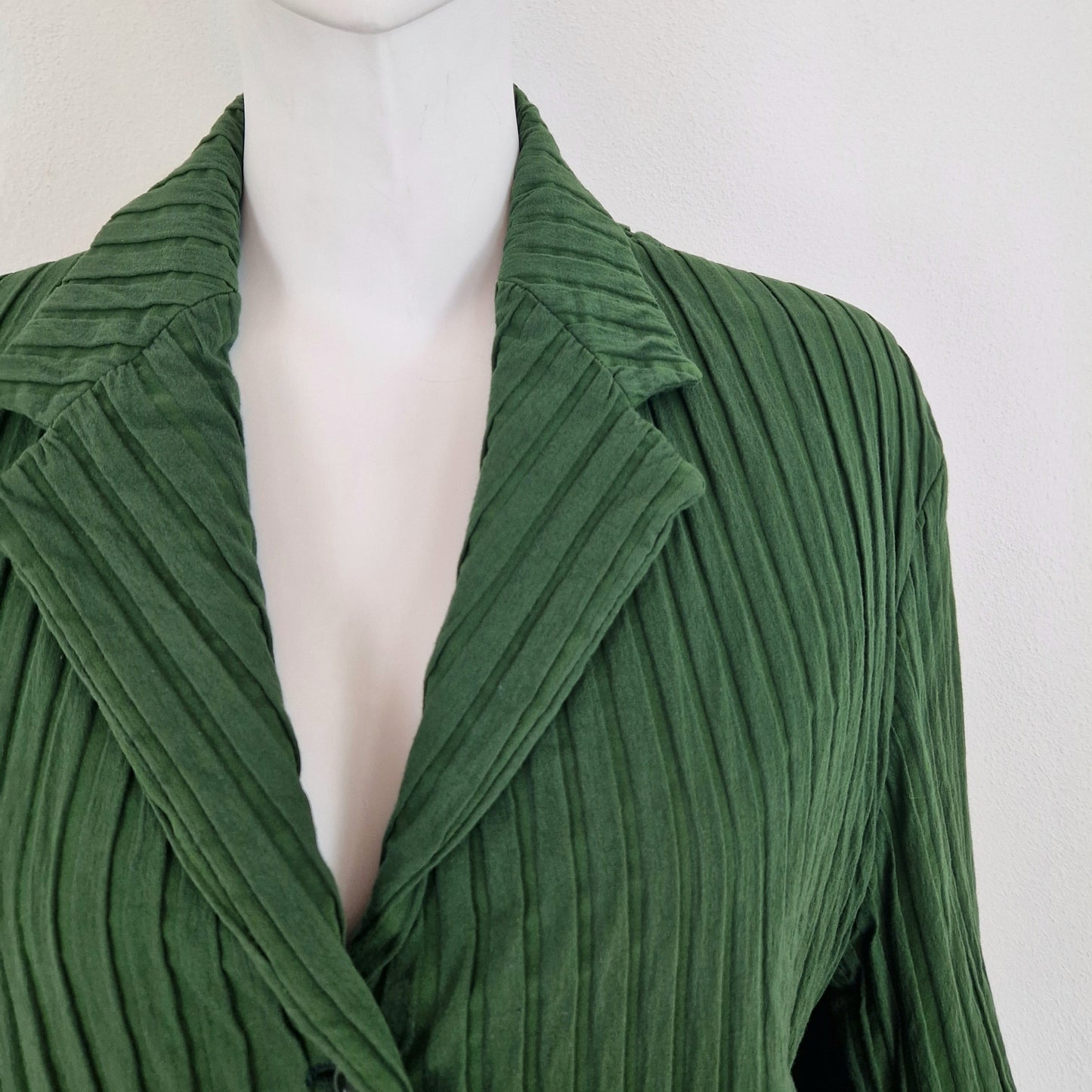 Romeo Gigli | Giacca in cotone verde SS 1992