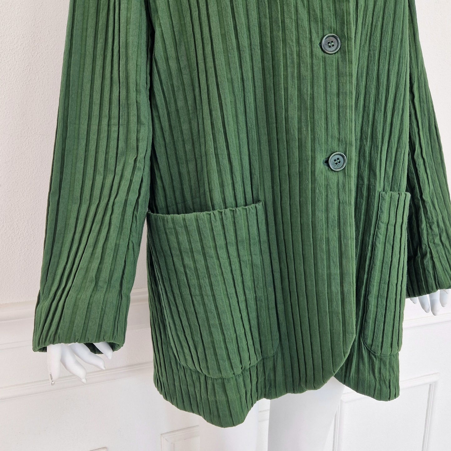 Romeo Gigli | Giacca in cotone verde SS 1992