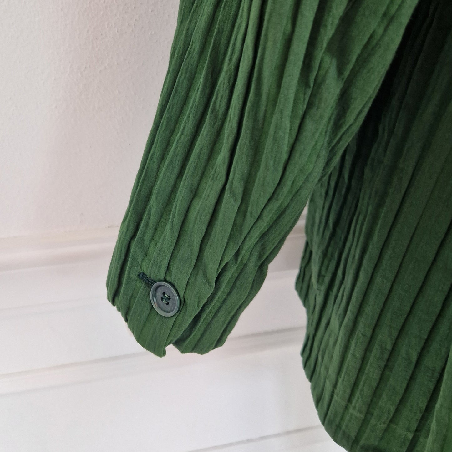 Romeo Gigli | Giacca in cotone verde SS 1992