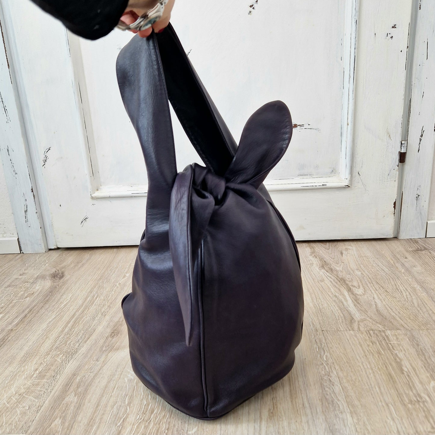 Romeo Gigli | Borsa vintage pelle viola