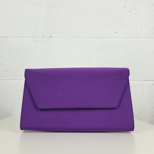 Borsa Gabriella Medici raso viola