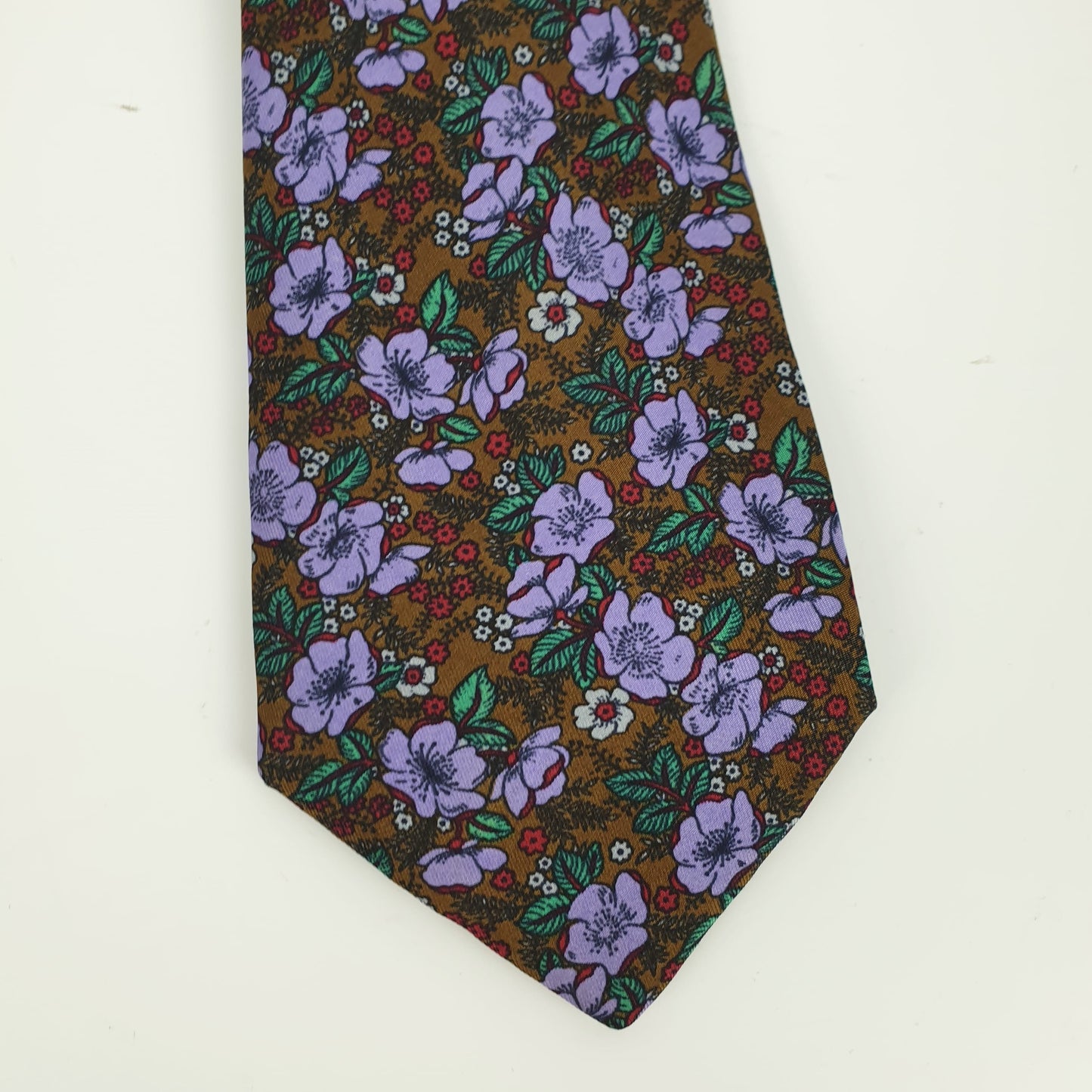 Cravatta Valentino fiori lilla