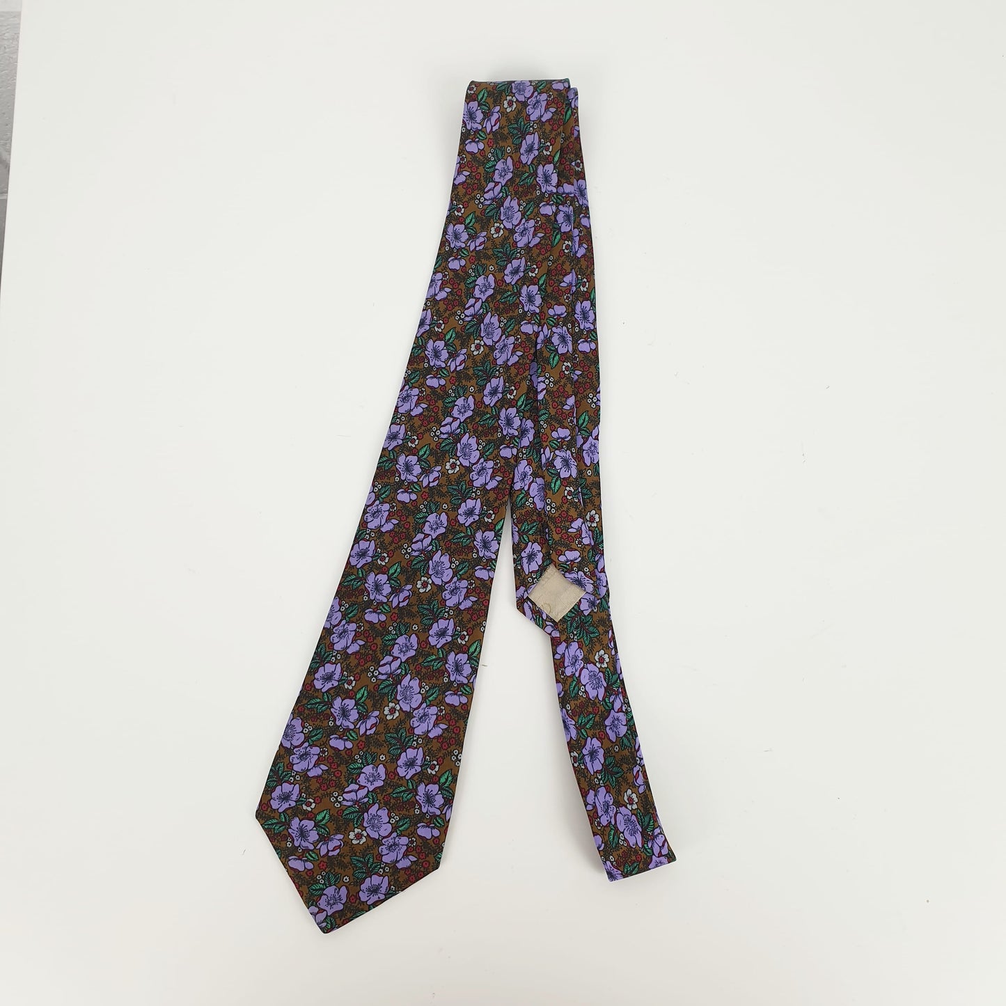 Cravatta Valentino fiori lilla