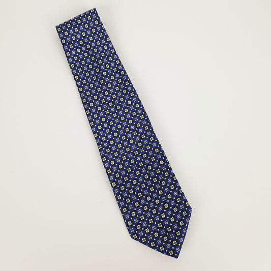 Cravatta Valentino fiorellini blu