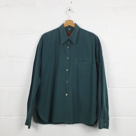 Camicia Romeo Gigli verde uomo